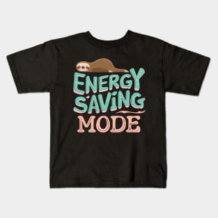 Energy saving mode Kids T-Shirt